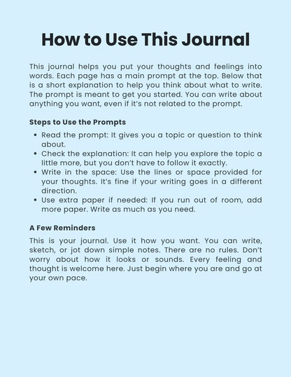 30 Journal Prompts