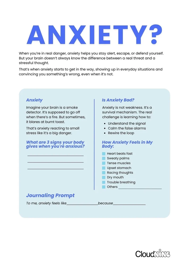 The Anxiety Workbook